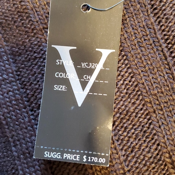 NWT Vertigo Wool Blend Long Cardigan Sweater - Picture 9 of 11